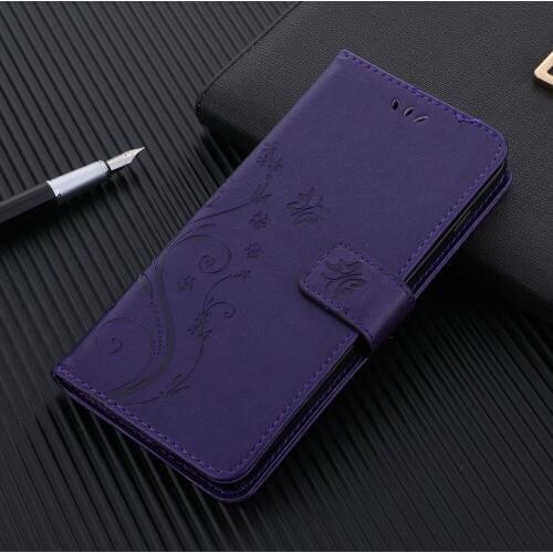 For Samsung Galaxy Note 10 Plus S10 Plus S10e M10 M20 M20 A10 A30 A40 A50 A70 Case Embossed Floral PU Leather Case Funda Cover