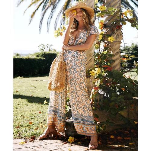 JASTIE Women's Jumpsuits With Print