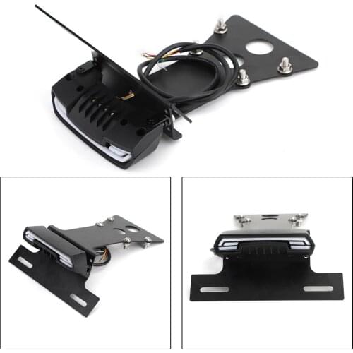Topteng Motorcycle License Plate Bracket Holder with Taillight for Yamaha XSR900 XSR 900 2014 2015 2016 2017 2018 2019 2020
