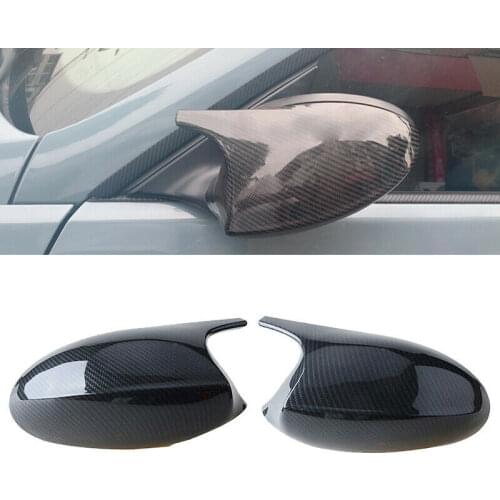 Carbon Fiber Side Wing Mirror Caps Cover For BMW E90 E91 E92 E93 PRE-LCI M Style