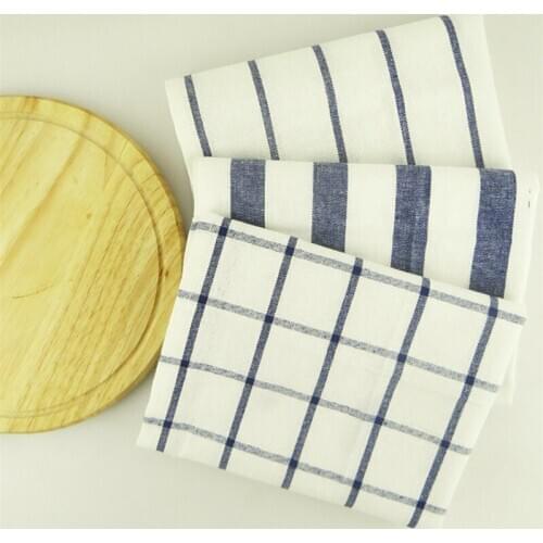 Square Wedding Paper Napkins Party Tableware Blue Plaid Stripes Table Napkins Picnic Birthday Party Supplies