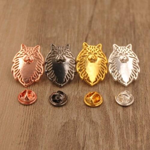 Mdogm 2019 Norwegian Forest Cat Animal Brooches And Pins Coat Suit Metal Small Father Collar Badges For Female Male Men BT003