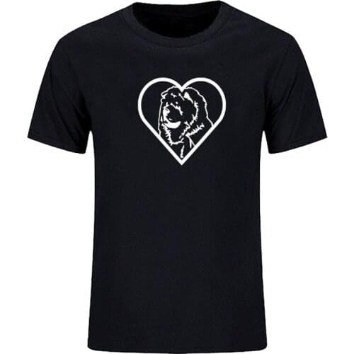 Mens T-shirt Short sleeve Tibetan Mastiff summer casual T-shirt mens and womens t-shirts