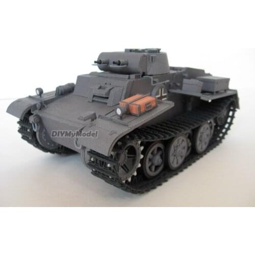 DIYMyModeI German wak 06-10 zkpfw. I aufs. F tank DIY Handcraft Paper Model KIT Handmade Toy Puzzles Gift Movie props RU(Origin)