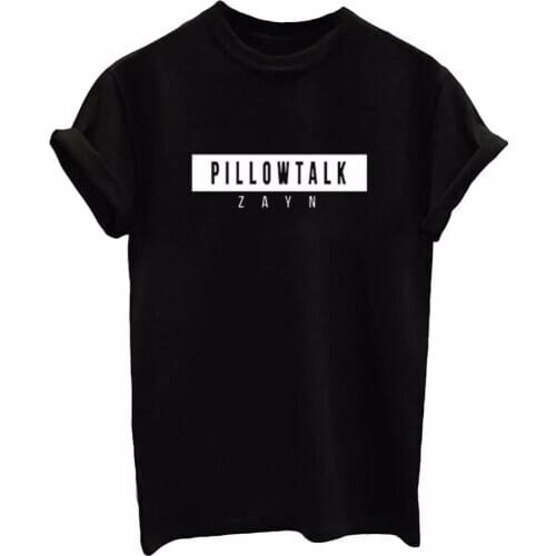 New arrival "PILLOWTALK ZAYN" Unisex fashion summer t shirt women fashion tops high quality t shirt short sleeve T shirt