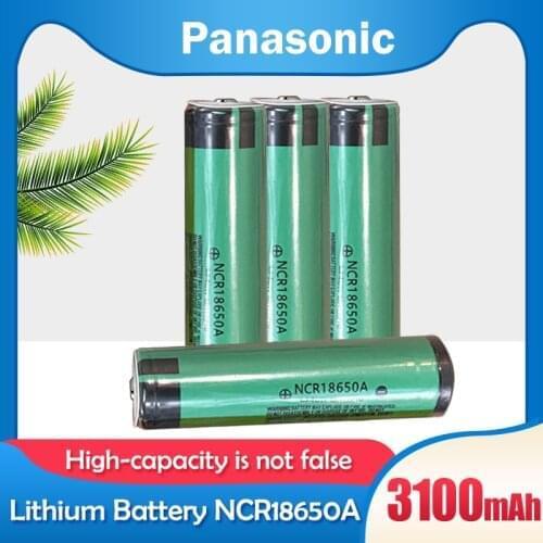 10-20PCS Original Panasonic NCR18650A 3100mah 3.7V 18650 Lithium Rechargeable Battery With Protection Board For Flashlight