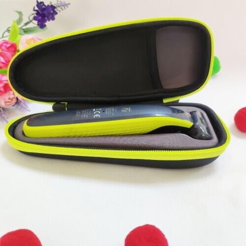 Black Portable Travel Shaver Carrying Box Case For Philips Razor QP2530/2520 19x7x6cm Storage Box