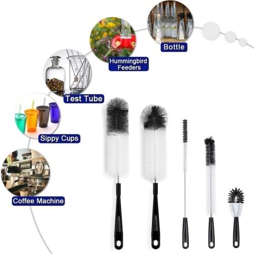 Practical Bottle Brush Cup Brush Household Cleaning Brush Flexible Brush Cups Glassses Kettles Piping Tube Clean Brush