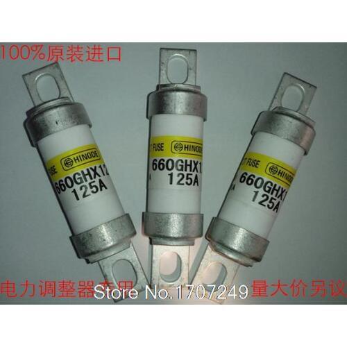 Free shipping NEW original Japans imports HINODE 660GHX125 660V 125A fuse fast acting fuses