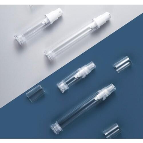 1pcs 5/10/15ml Empty Airless Vacuum Pump Bottle Refillable Plastic Lotion Cosmetic Lotion Container For Travel