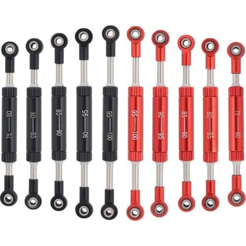 Adjustable Servos Pull Rod Steering Levers for 1/10 RC Crawler SCX10 TRX4 D90 Bike Accessories