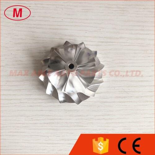 GT15-25 6+6 blades 47.73/64.44mm high performance turbocharger milling/aluminum 2618/billet compressor wheel