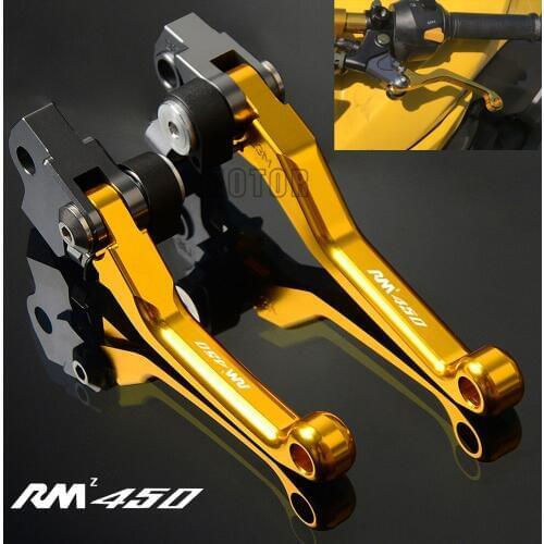 For Suzuki RMZ450 RMZ 450 2007-2018 2015 2016 2017 CNC Motorcycle DirtBike Dirt Pit Bike Motocross Pivot Brake Clutch Levers