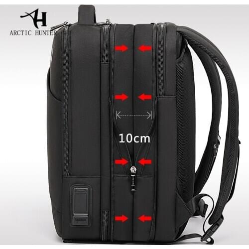 ARCTIC HUNTER 45L Man Backpack Laptop USB Recharging Multi-layer High capacity Travel Male Bag backpacks Anti-theft
