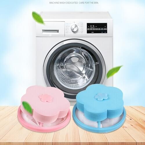 1PC/2PCS/4PCS Reusable Washing Machine Floating Mesh Filter Bag Floating Pet Fur Catcher Hair Remover Tool For Washing Machine