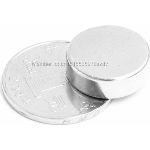 5pcs Strong Round Dia 18mm x 6mm N35 Rare Earth Neodymium Magnet Art Craft Fridge 18x6mm