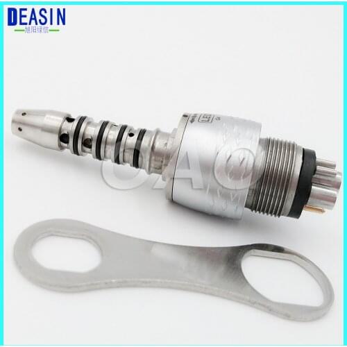Sirona Fiber Optic Coupler for high speed fiber optic Dental Handpiece 6 hole coupling