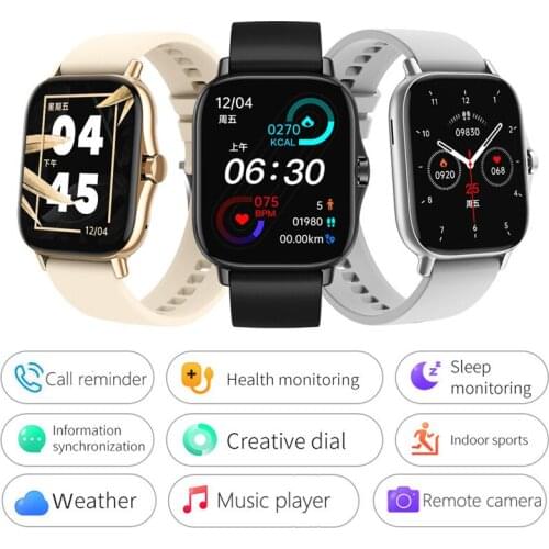 Touch Screen Smart Watch Heart Rate Monitor Pedometer Sport Fitness Wristband for iPhone Samsung LG Google Huawei Xiaomi Android