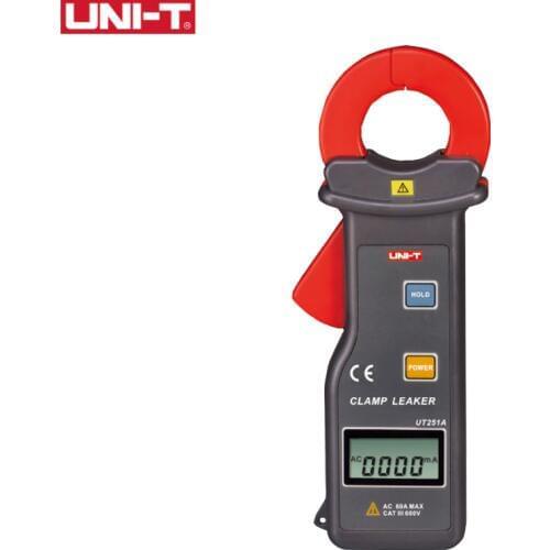 UNI-T UT251A High Sensitivity Leakage Current Clamp Meters Auto Range Current Teaters LCD Display
