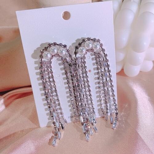 Vintage Ethnic Long Tassel Earrings For Women Fashion Jewelry Simple Handmade Statement Dangle Drop Earrings