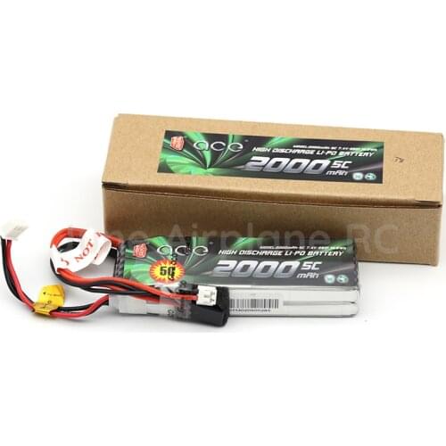 ACE High discharge LiPo Battery 2S 7.4V 2000mah 5C for FUTABA 8FG Super Transmitter remote control
