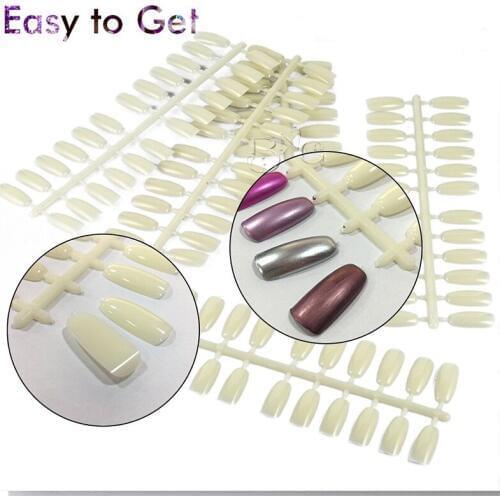 240 Tips /lot Professional Nail Tips Blanks Round Nails Gel Polish Display Card Book Color Board Chart Art Salon Manicure Tool