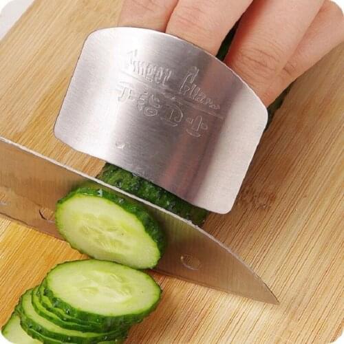 Kitchen Stainless Steel Finger Guard Multi-functional Anti-cut Hand Artifact Cut Vegetable Hand Protector Finger Protection