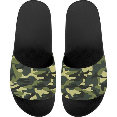 Women Summer Shoes Camouflage Printed Men Beach Light Sandals Home Slippers Outdoor Leisure Flip Flops Big Size 36-45 Dropship