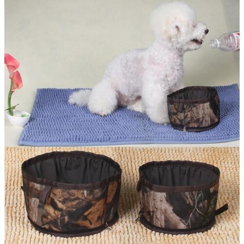 1pc 2 Size Camouflage Folding Portable Dog Cat Pet Feeding Bottle Drinking Water Bottle Outdoor Travelling Bottle