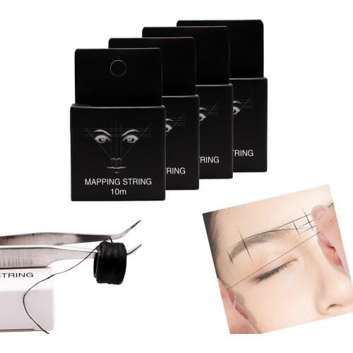 10m Tattoo thread Eyebrow Marker thread Tattoo Brows Point Pre Inked Brow Tattoo Pre-Inked Mapping String Eyebrow Thread makeup