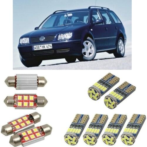 Interior led Car lights For Volkswagen bora 1j2 sedan bora estate 1j6 car accessories License Plate Light 10pc