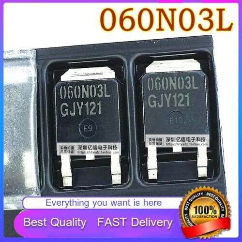 10Pcs/Lot New Original LABEL 060N03L PATCH MOS TUBE TO-252 Good Quality