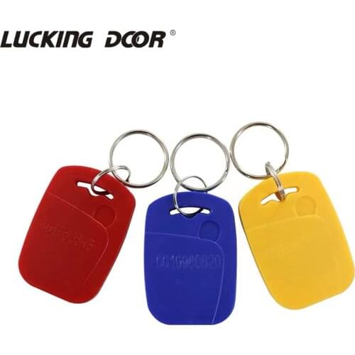 100pcs 125Khz Access Control Cards RFID Tags TK4100 Keychain Proximity EM ID Card Token Keyfobs for Access Control System