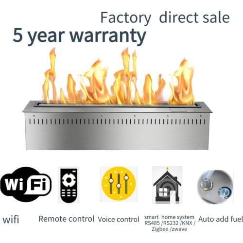 Inno-Fire 30 inch real fire indoor intelligent smart bio ethanol fireplace with remote control