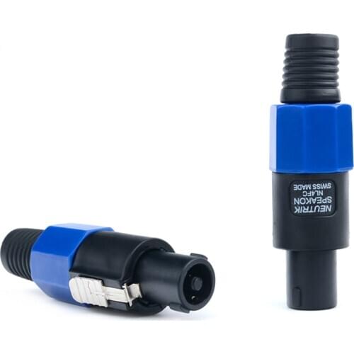 Speakon NL4FC 4 Pin Male Plug Compatible Audio Cable Connector OT8G VE028 P0.11