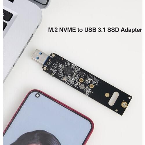 M.2 NVME SSD to USB 3.1 Adapter PCI-E to USB-A 3.0 Internal Converter Card 10Gbps USB3.1 Gen 2 for Samsung 960 970/For Intel NEW
