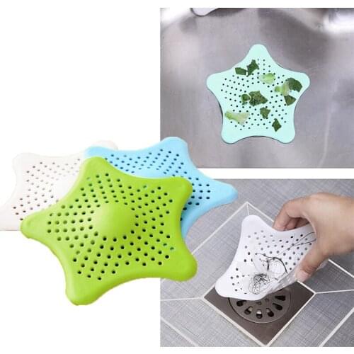 Anti-blocking Floor Drain Silicone Sucker Sewer Outfall Strainer Sink Filter Hair Stopper & Catcher Bathroom Kitchen Accessorie