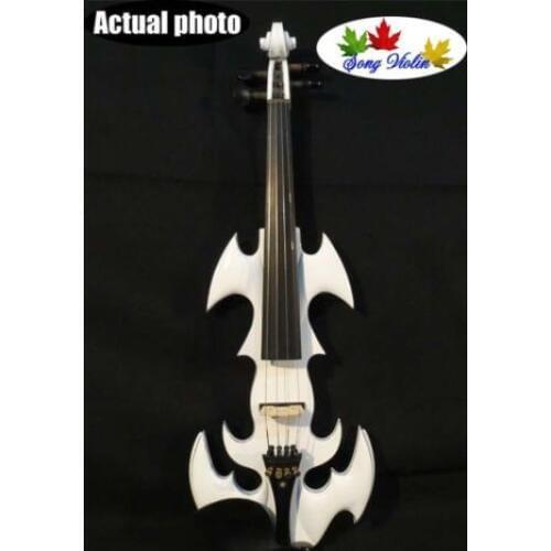 White colorl crazy -1 SONG art streamline 4 string 4/4 electric violin