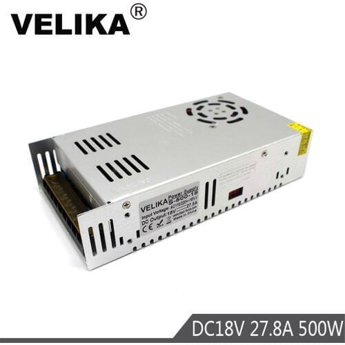 DC Power Supply Switch 18V 27.8A 500w Driver Transformer AC110V 220V To DC18V Power Supplies for Led Lamp Light CNC CCTV Stepper