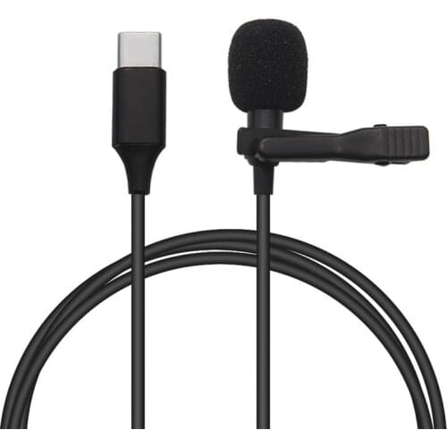 Mini Microphone Mic USB C Type-C Mic Condenser Audio Recording For Huawei Xiaomi Samsung Android Phone
