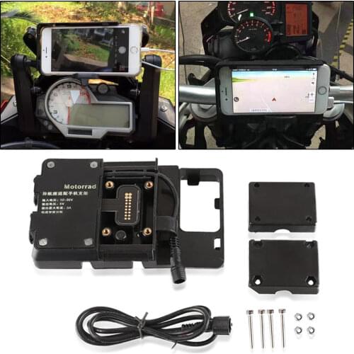 For BMW F700GS F800GS F750GS F850G F 700GS 800GS 750GS 800GS R1200RS Mobile Phone Navigation Bracket USB Charging Support Mount