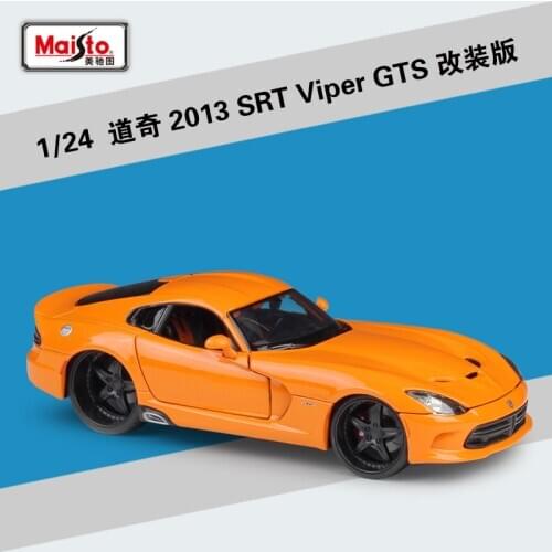 Maisto 1:24 2013 SRT Viper GTS Modified Version High Simulator Sport Car Alloy Model Car