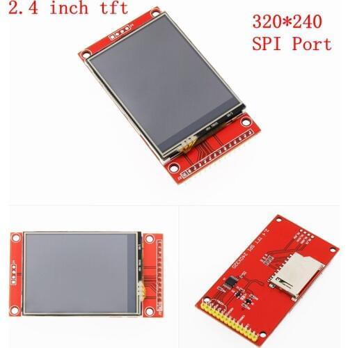 2.4 inch 240x320 TFT LCD Serial Port Module with touch 3.3V Adapter SD ILI9341 XPT2046 240*320 SPI interface raspberry pi uno r3