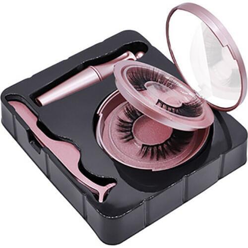 5 Magnetic Eyeliner Magnet False Eyelash Set 2 Pairs Magnet Eyelash Eyeliner Tweezers Set