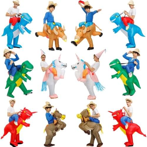 Cosplay Inflatable Costume Alien Sumo Party Unicorn Suit Animal Cosplay Kangaroo Disfraz Halloween Costumes For kids Adult