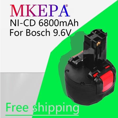 Brand new bat048 9.6V 6800mAH Ni Cd rechargeable battery power tool Bosch PSR 960 bh984 bat048 bat119 battery