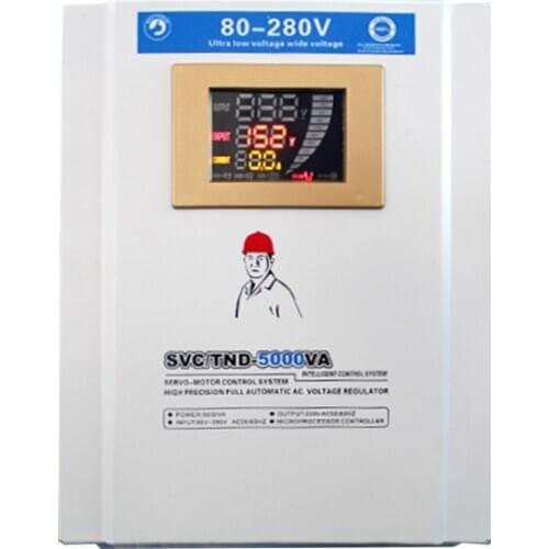 Pressure Regulator Household Voltage Regulator Protector Intelligent Voltage Multifunctional HD Display Regulated Power Supply