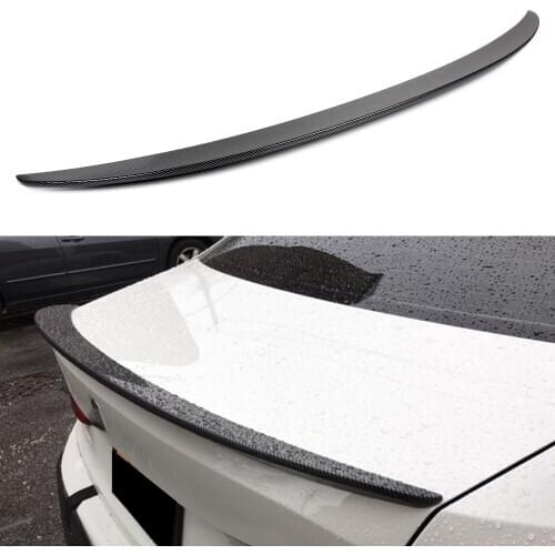 For BMW 3 series G20 Car Rear Tail Trunk Lip Spoiler Wing Trim Canbon Fiber Style Spoilers 2020 2021 330i M340i ABS Plastic