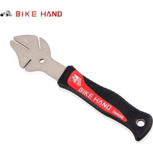 BIKEHAND YC-165 MTB Bike Disc Rotor Flattening Tool Bicycle Brake Disc Adjustor Bike Disk Tray Correction Tool Cycle Repair Tool
