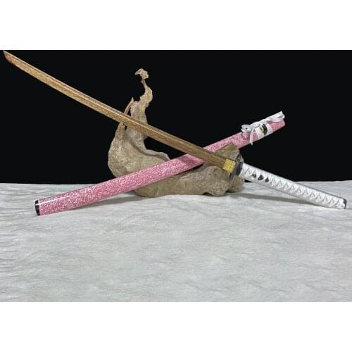 102cm Iaido Wood Sword Japanese High Quality Wooden Katana Bushido Training Cassia Siamea Cosplay Collect Wall Decoration
